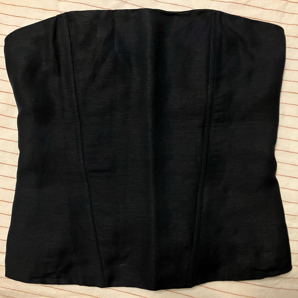 Lioness linen bustier/ corset top